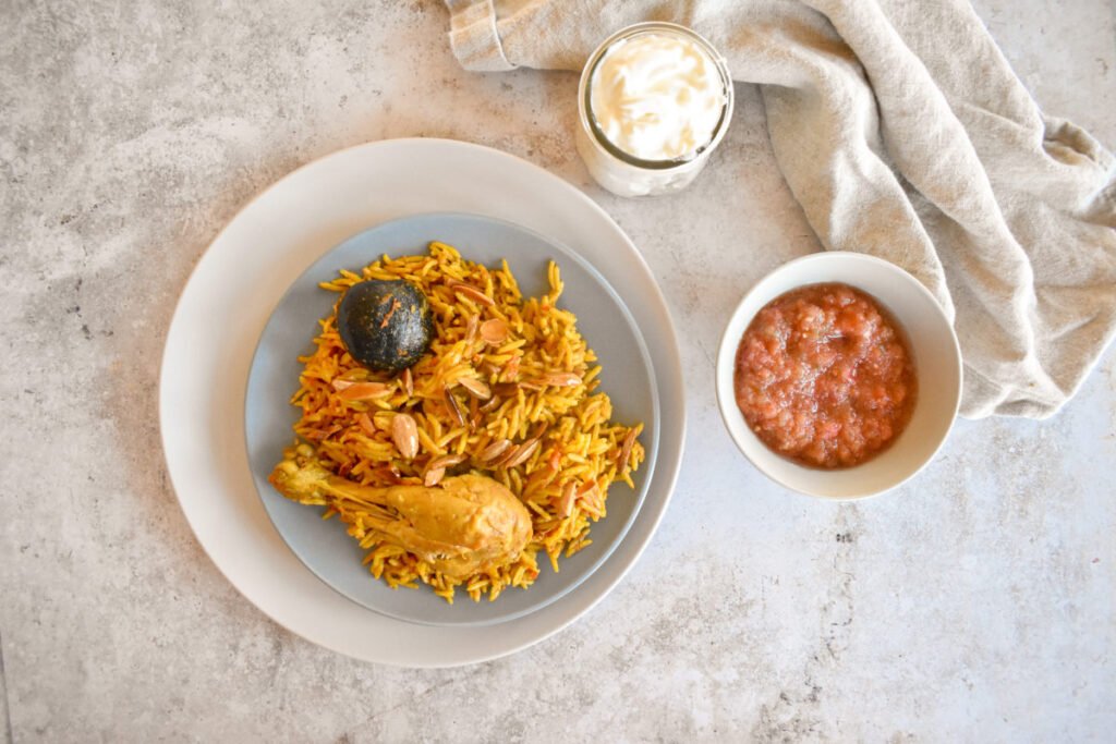 Chicken Kabsa Recipe (Saudi Arabian Spiced Rice)