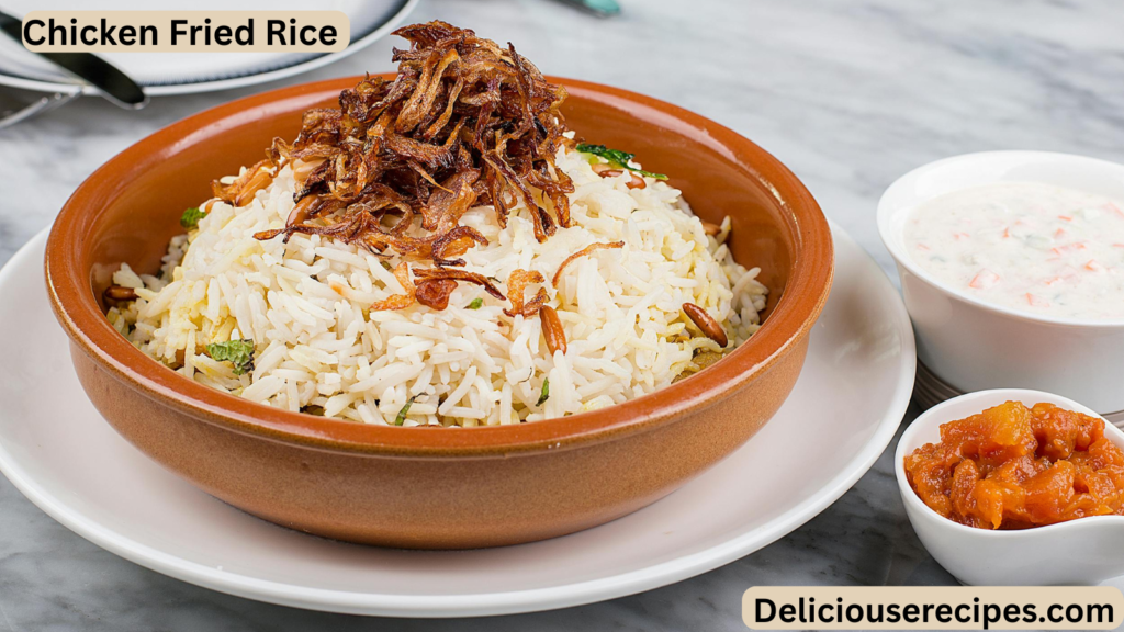 One-Pan High-Protein Chicken Fried Rice – Ready in Just 10 Minutes!